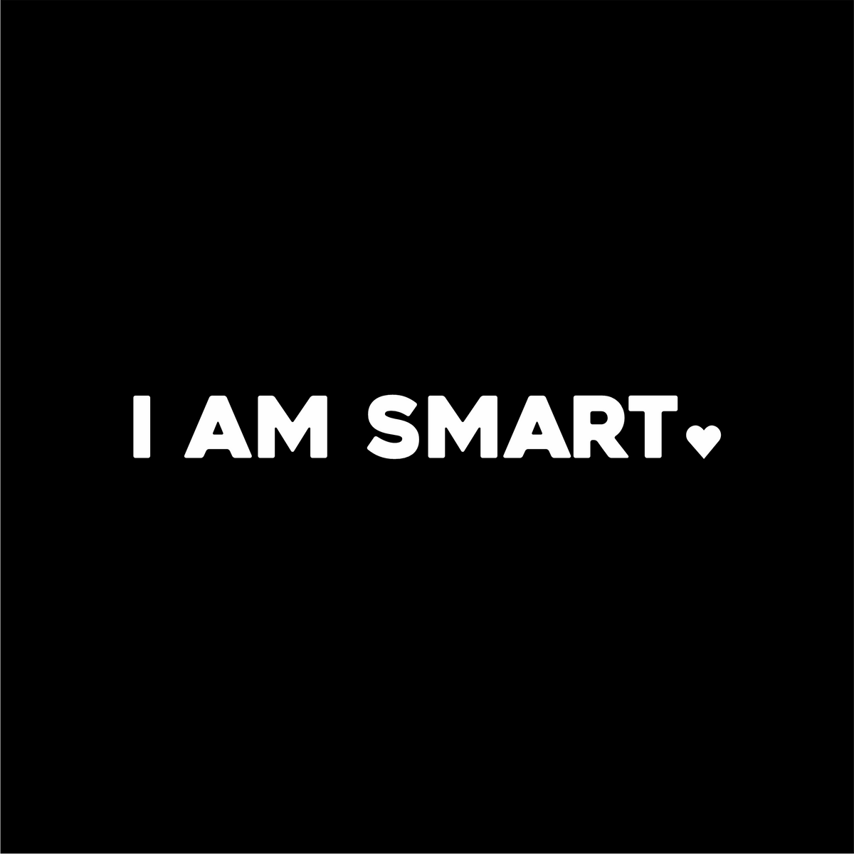 i am smart Affirmation Sticker