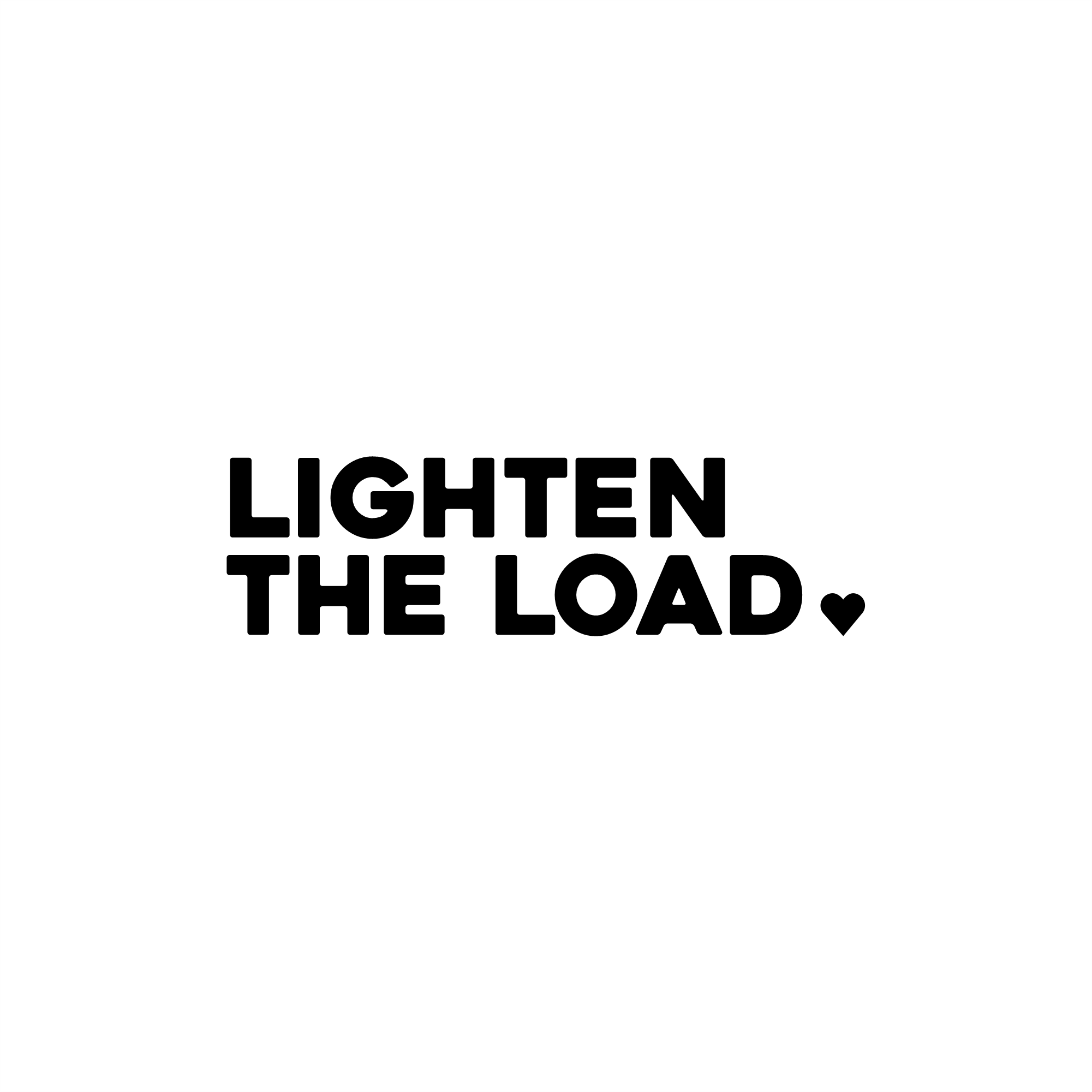 lighten the load Affirmation Sticker
