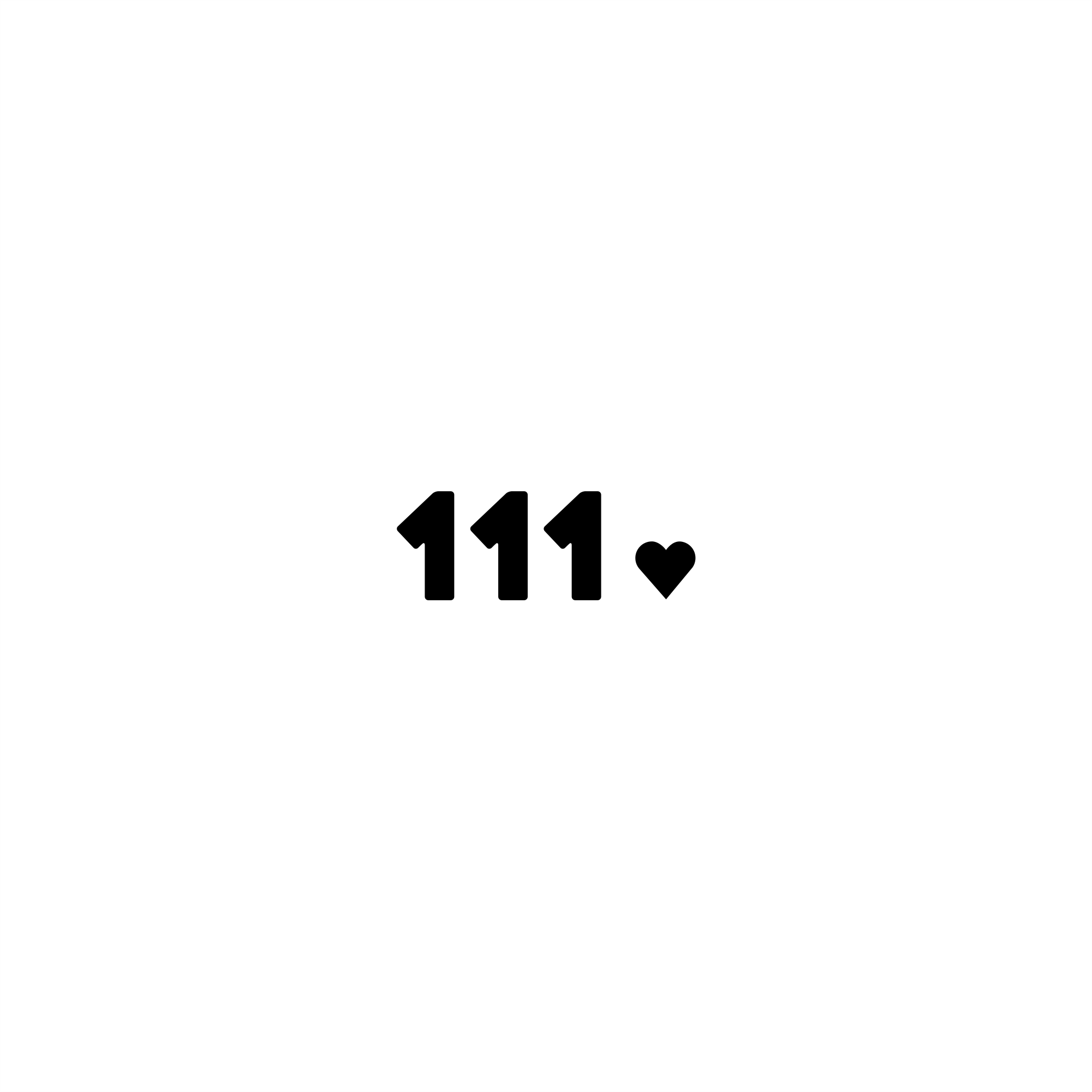111 positive affirmation sticker in White – vinyl waterproof sticker