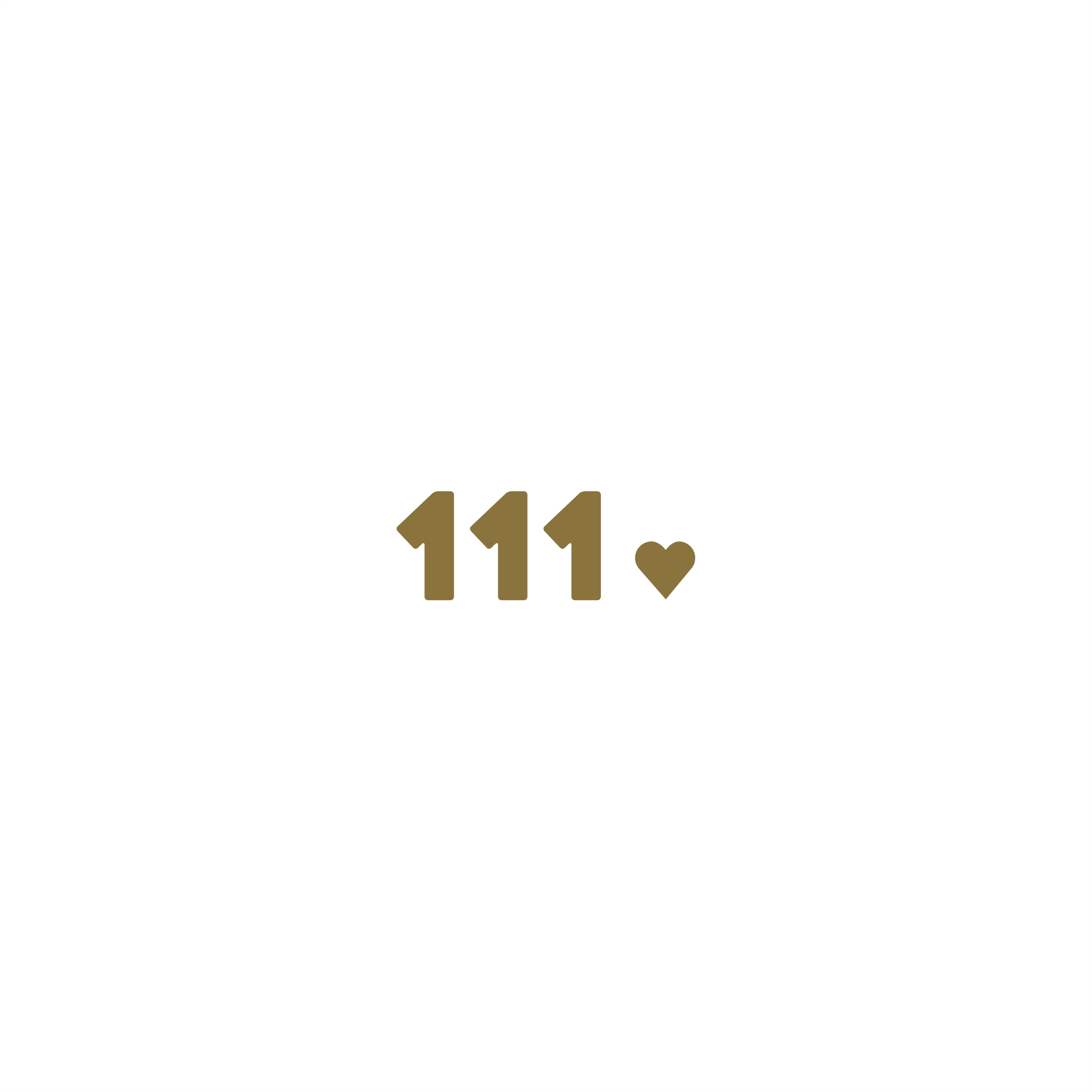 112 positive affirmation sticker in Gold – vinyl waterproof sticker