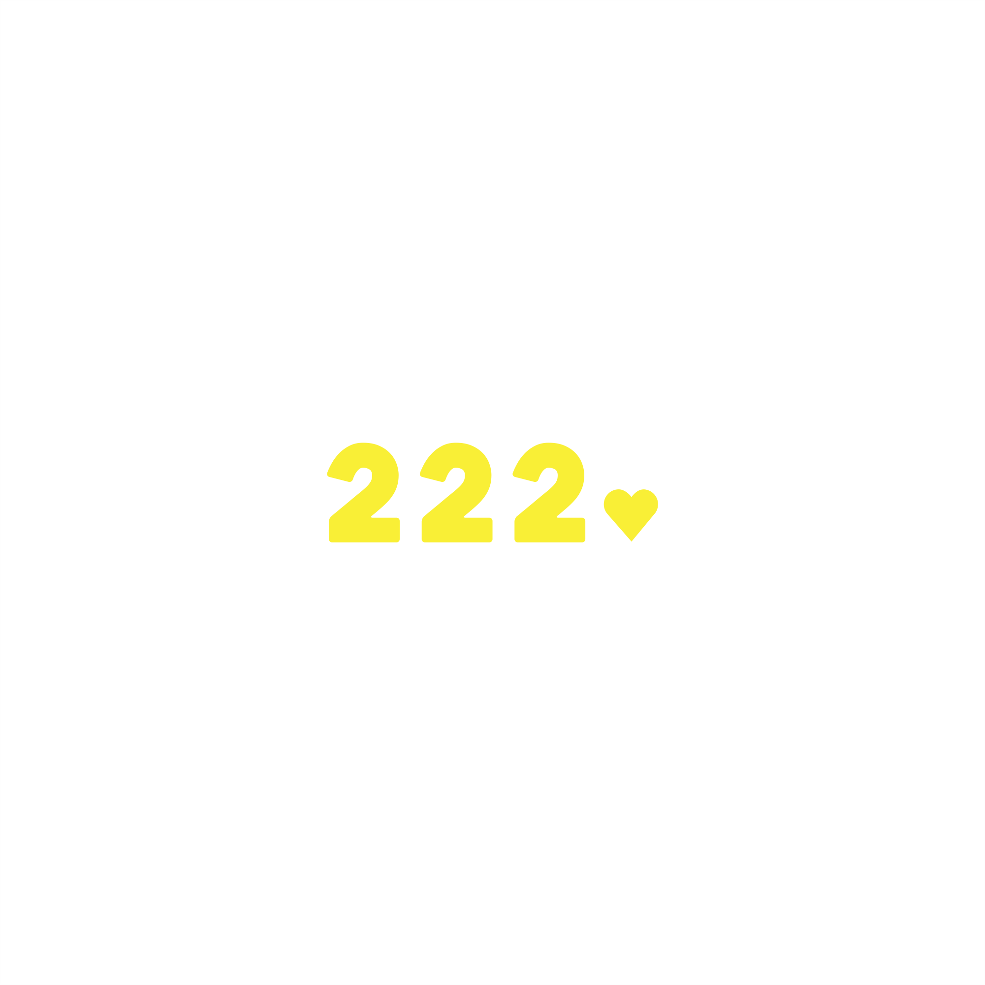 222 positive affirmation sticker in Gold – vinyl waterproof sticker