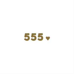 556 positive affirmation sticker in Gold – vinyl waterproof sticker