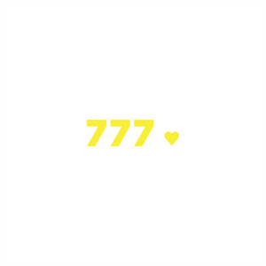 777 positive affirmation sticker in Yellow – vinyl waterproof sticker