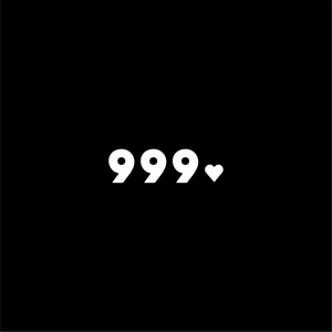 999 positive affirmation sticker in Black – vinyl waterproof sticker