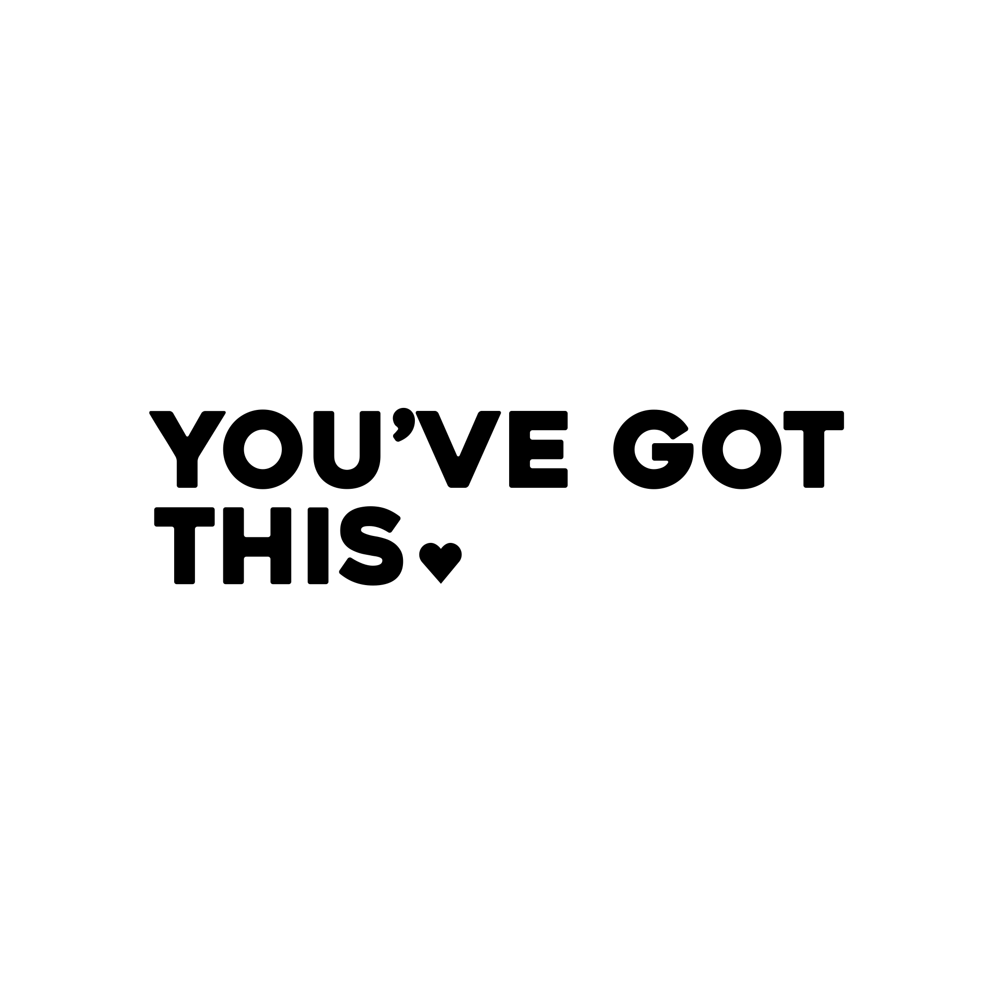 you've got this positive affirmation sticker in White – vinyl waterproof sticker